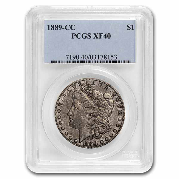 Buy 1889-CC Morgan Dollar XF-40 PCGS