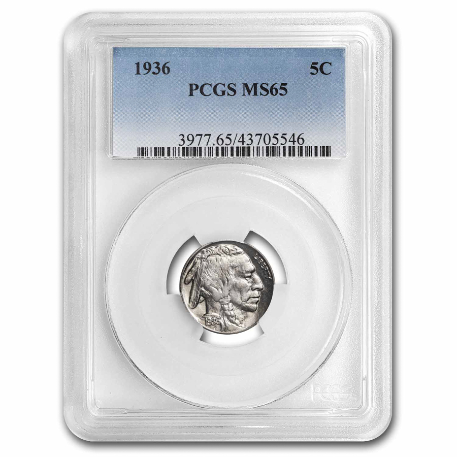 Buy 1936 Buffalo Nickel MS-65 PCGS