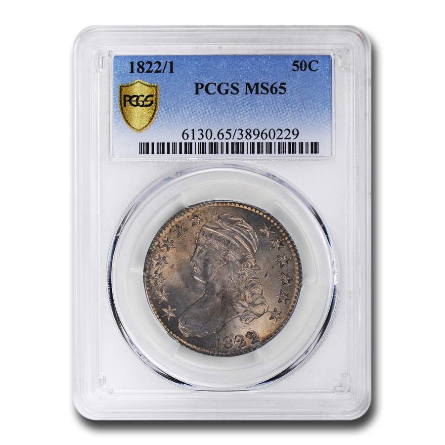 Buy 1822/1 Bust Half Dollar MS-65 PCGS