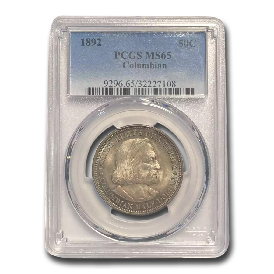 Buy 1892 Columbian Expo Half Dollar MS-65 PCGS (Toned)