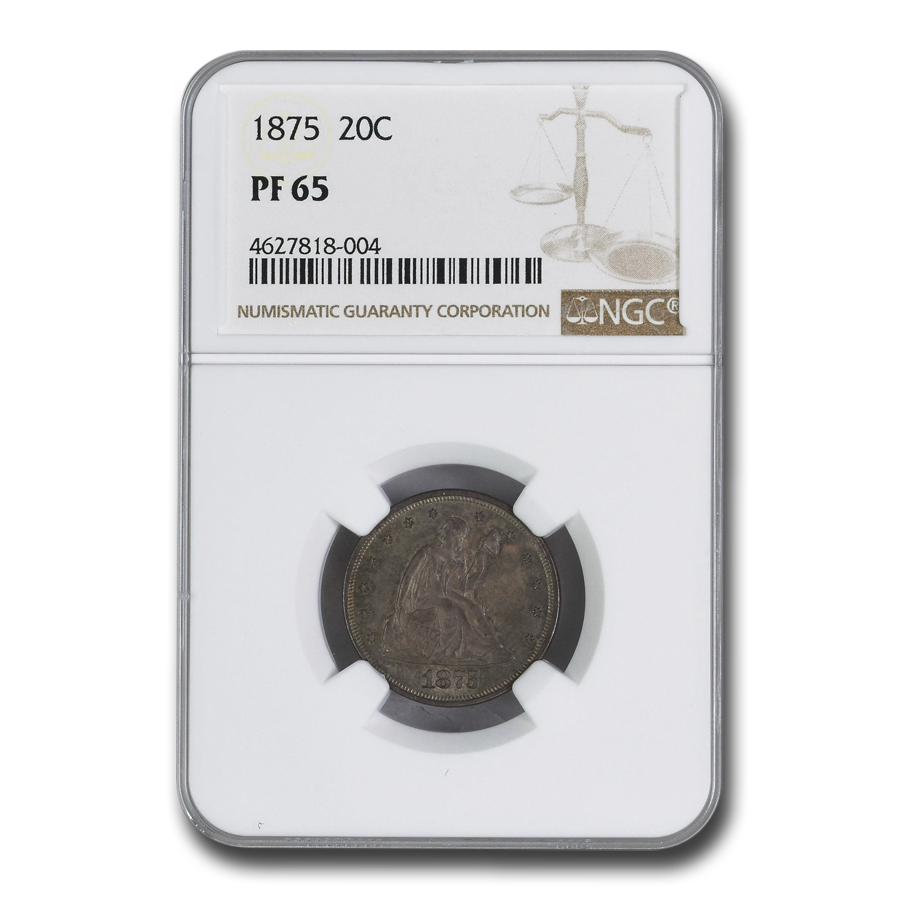 Buy 1875 Twenty Cent Piece PF-65 NGC
