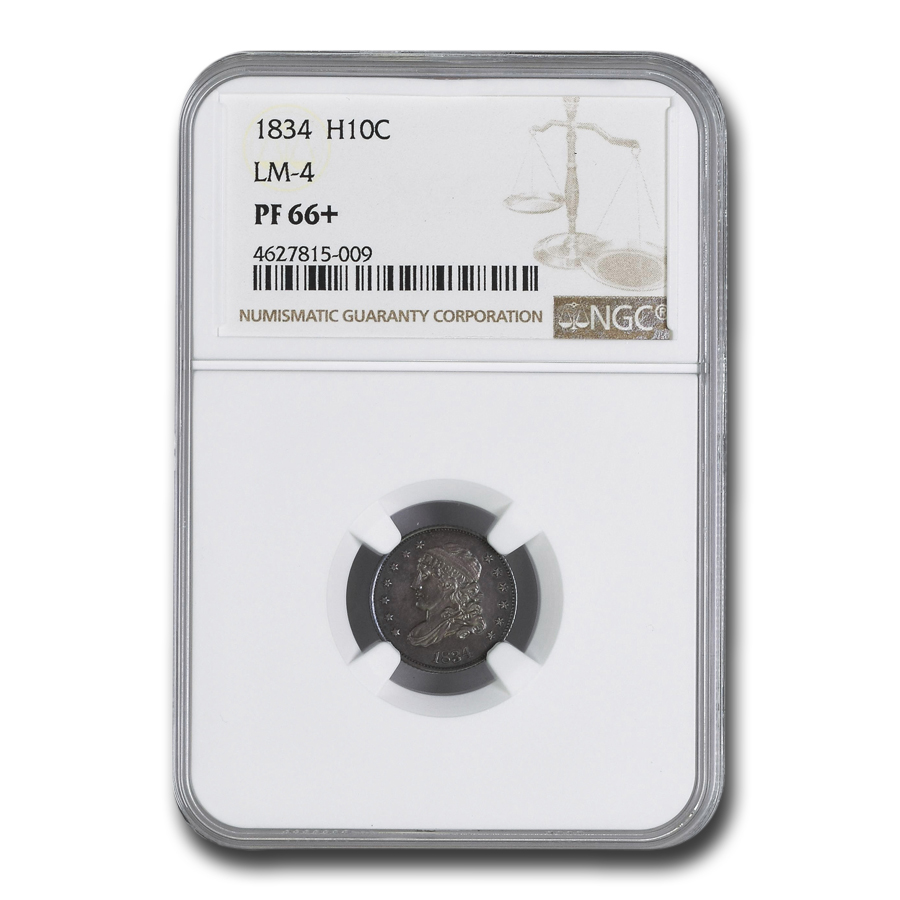 Buy 1834 Capped Bust Half Dime PF-66+ NGC (LM-4 )