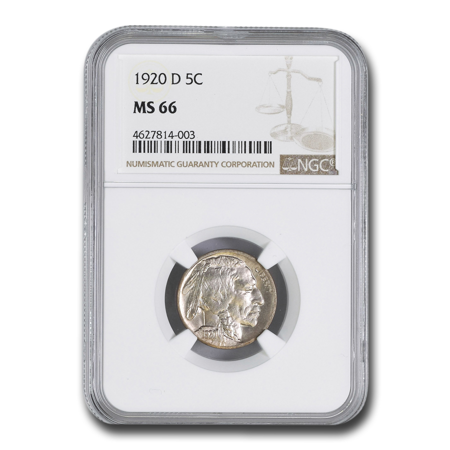 Buy 1920-D Buffalo Nickel MS-66 NGC