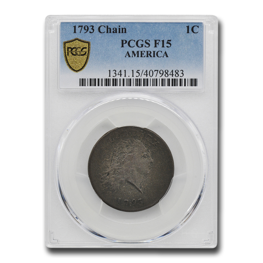 Buy 1793 Flowing Hair Chain Large Cent Fine-15 PCGS (America)