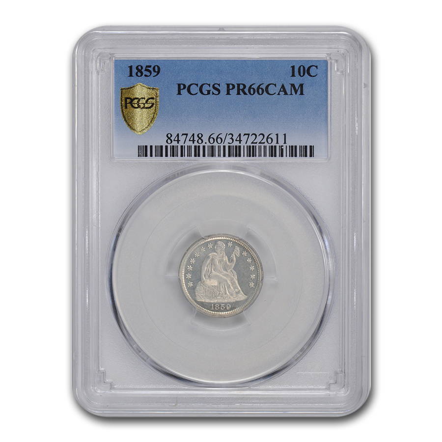 Buy 1859 Seated Liberty Dime PR-66 Cameo PCGS