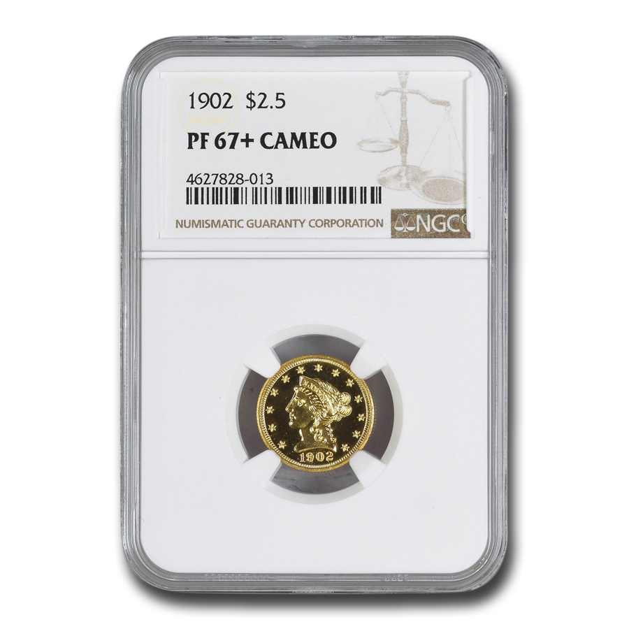 Buy 1902 $2.50 Liberty Gold Eagle PF-67+ Cameo NGC