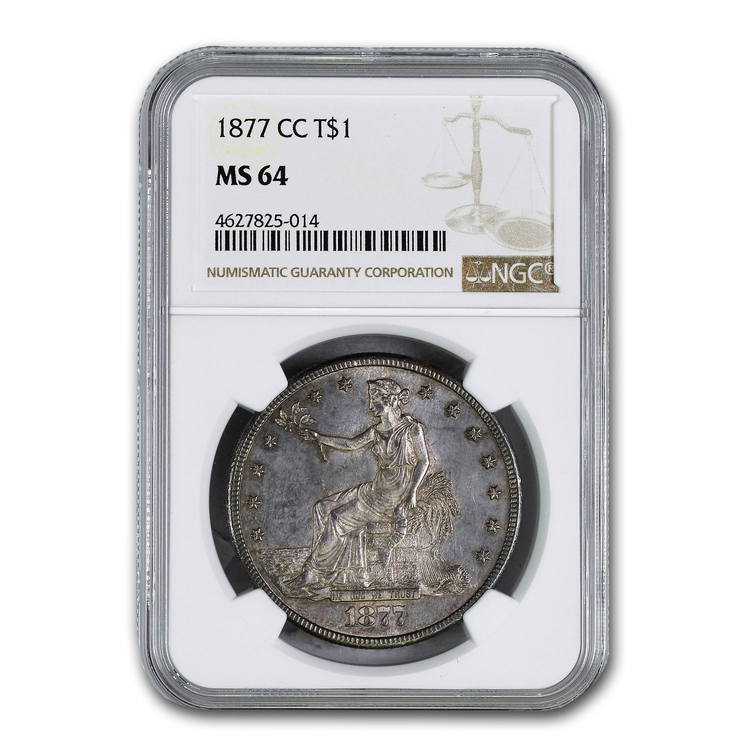 Buy 1877-CC Trade Dollar MS-64 NGC