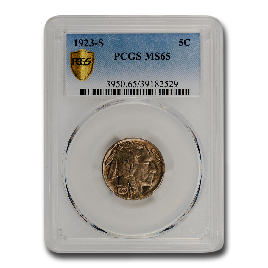 Buy 1923-S Buffalo Nickel MS-65 PCGS