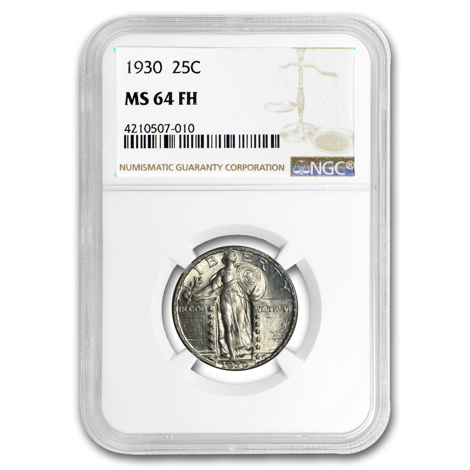 Buy 1930 Standing Liberty Quarter MS-64 FH NGC (Full Head)