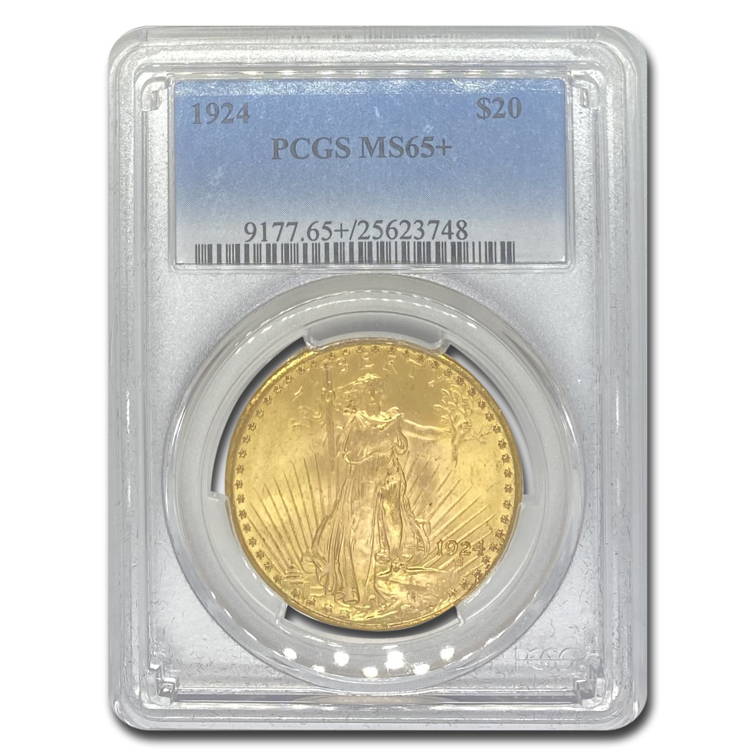Buy 1924 $20 Saint-Gaudens Gold Double Eagle MS-65+ PCGS
