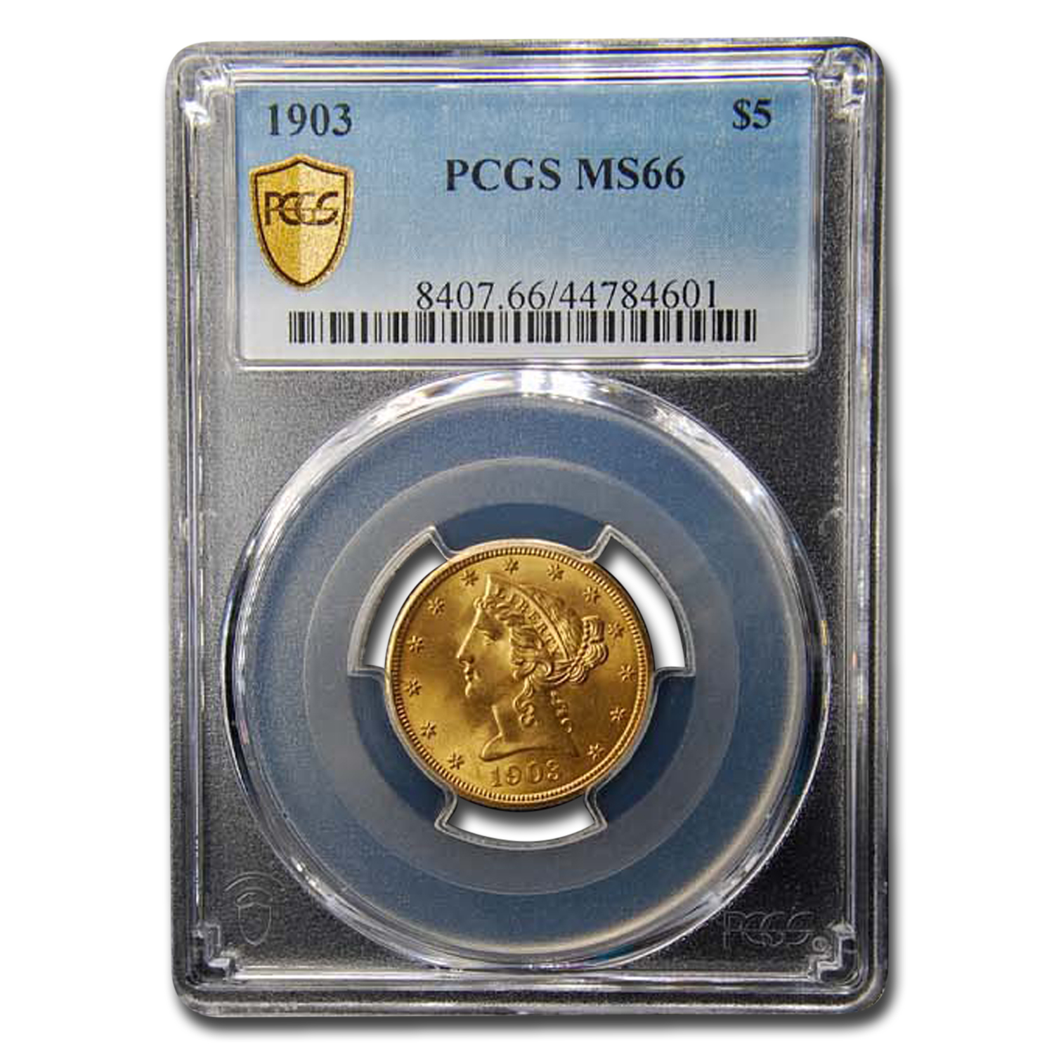 Buy 1903 $5 Liberty Gold Half Eagle MS-66 PCGS
