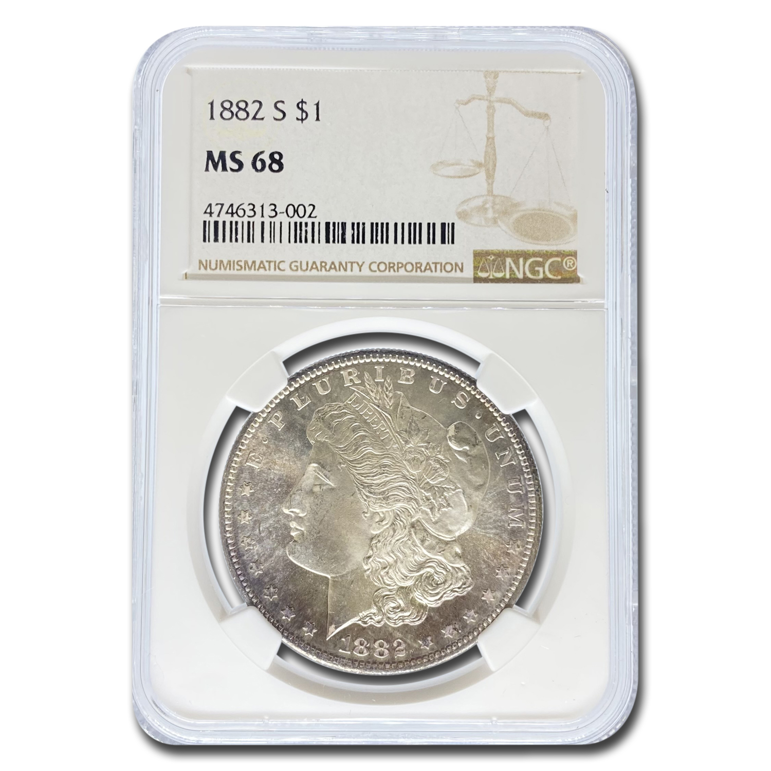 Buy 1882-S Morgan Dollar MS-68 NGC