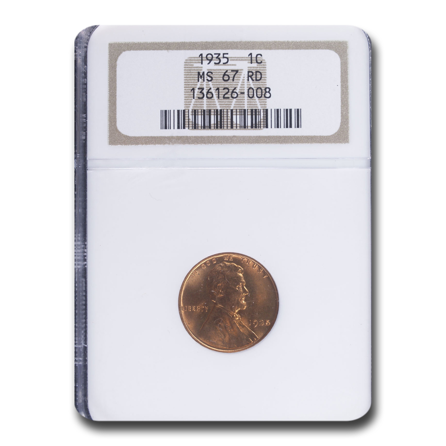 Buy 1935 Lincoln Cent MS-67 NGC (Red)