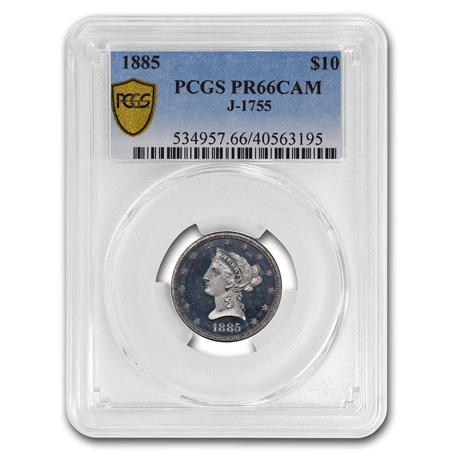 Buy 1885 $10 Liberty Eagle Pattern PCGS PR-66 (J-1755)