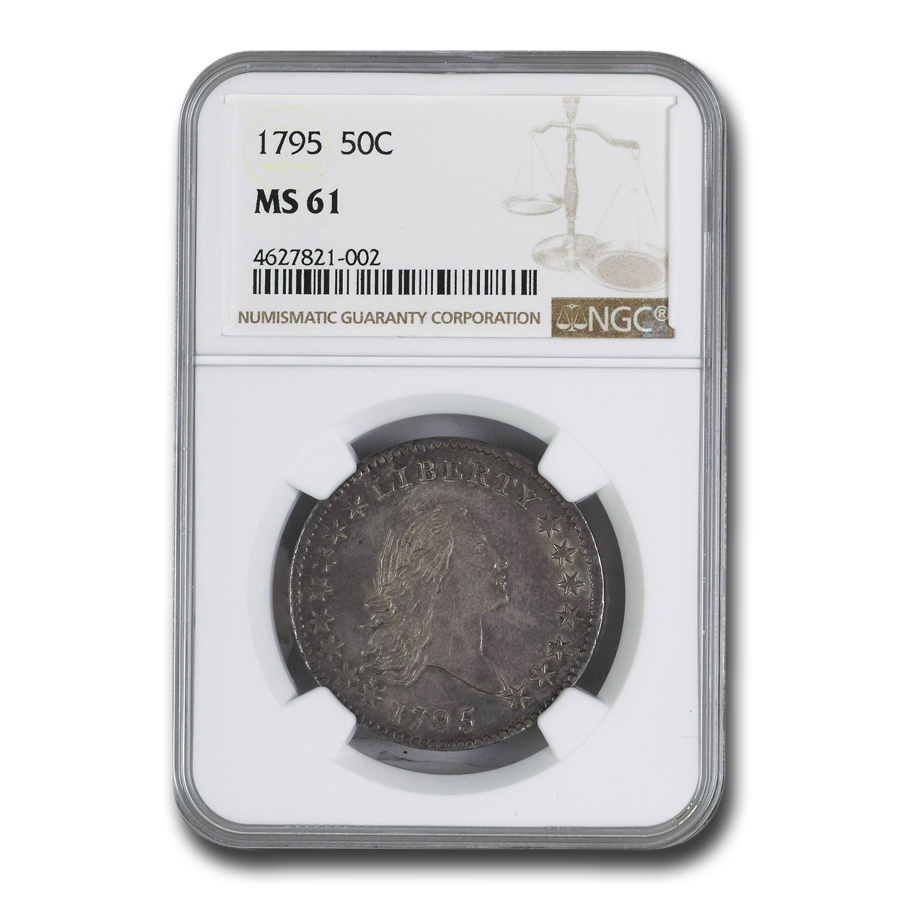 Buy 1795 Flowing Hair Half Dollar MS-61 NGC - Click Image to Close