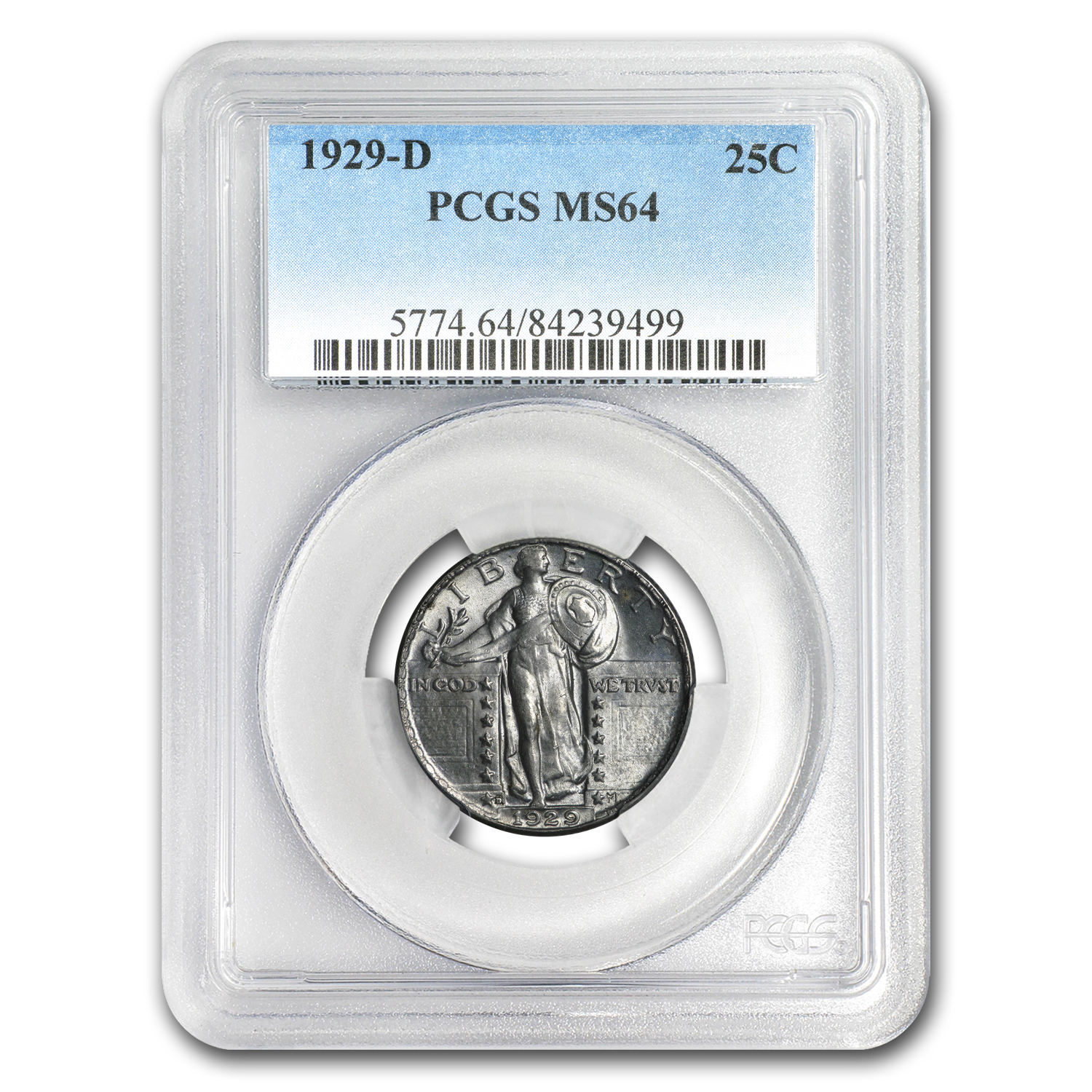 Buy 1929-D Standing Liberty Quarter MS-64 PCGS