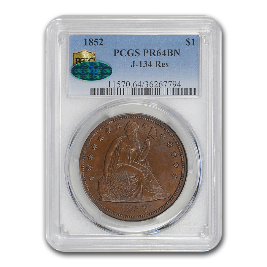 Buy 1852 Liberty Seated Dollar Pattern PR-64 PCGS