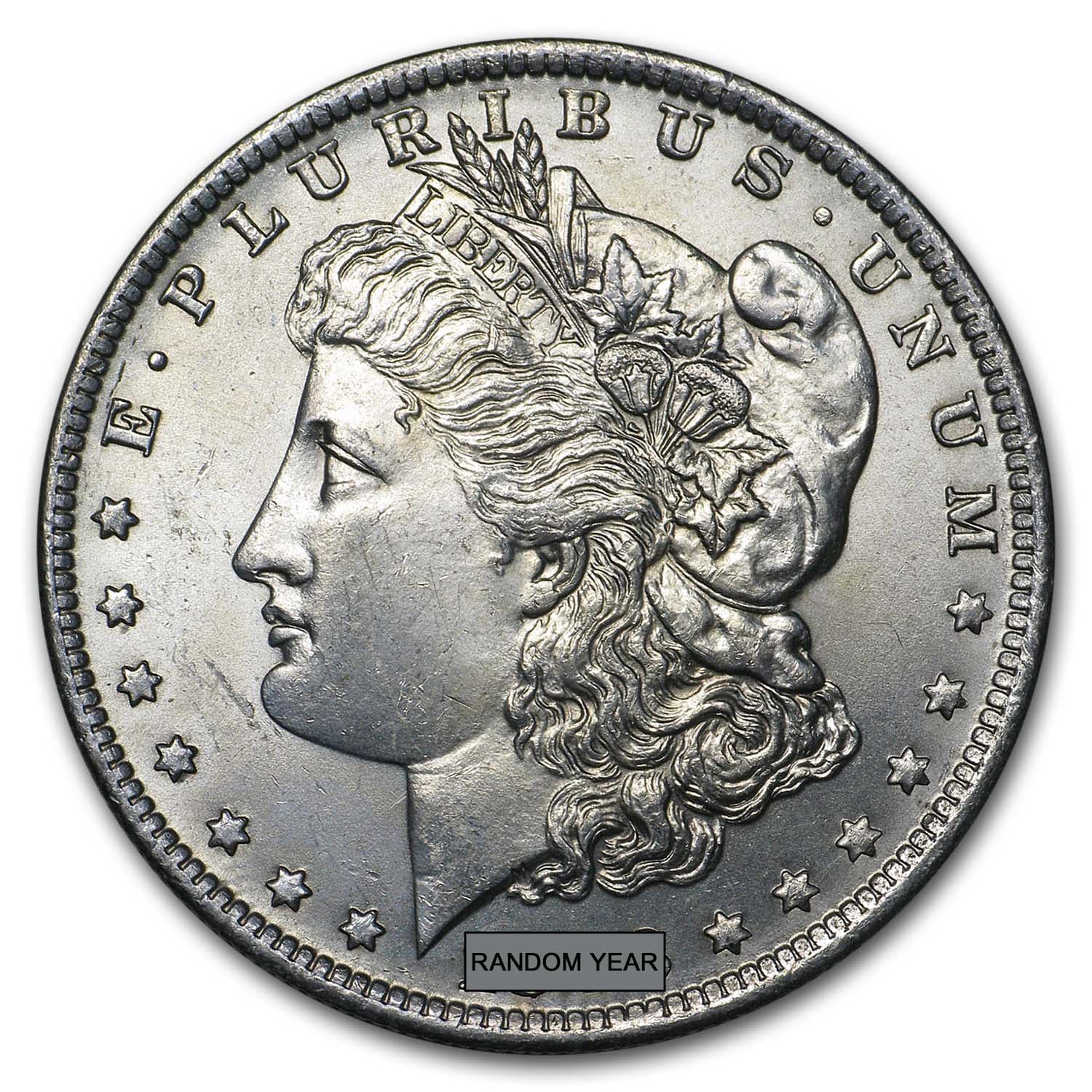 Buy 1878-1904 Morgan Silver Dollar BU (Cleaned, Random Year)