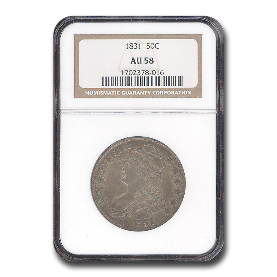 Buy 1831 Bust Half Dollar AU-58 NGC