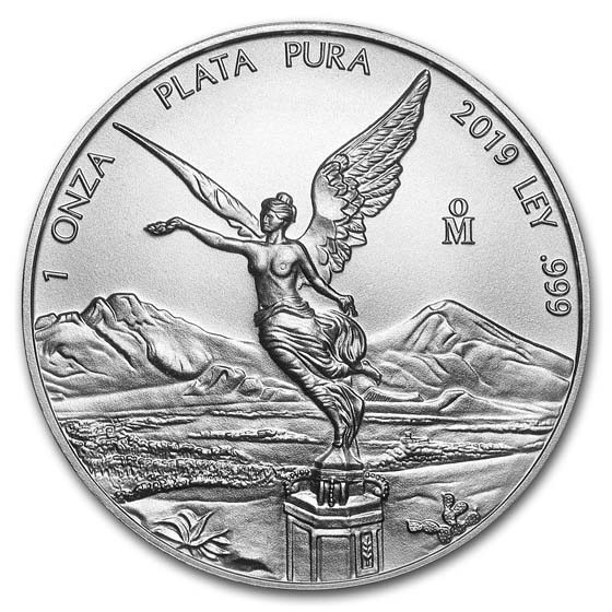 Buy 2019 Mexico 1 oz Silver Libertad BU - Click Image to Close
