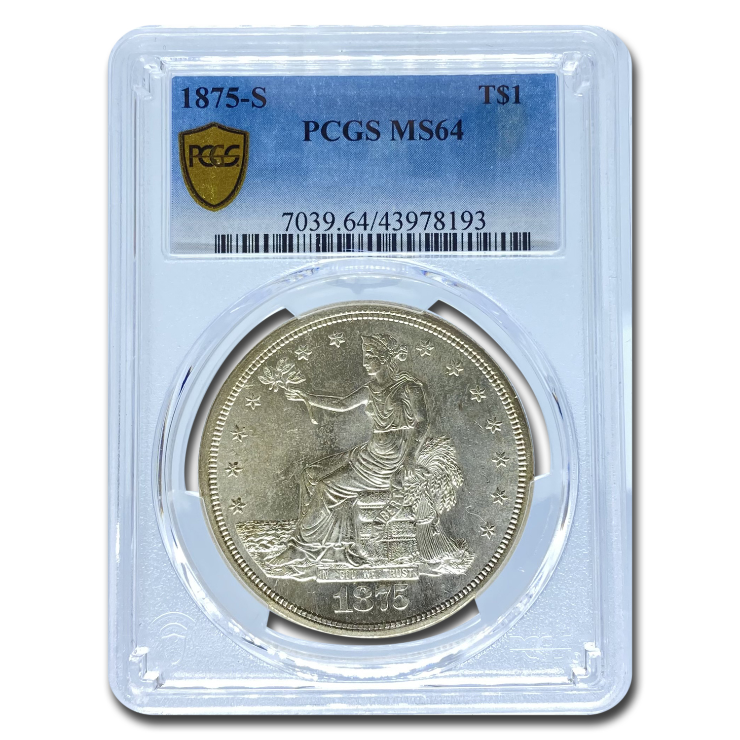 Buy 1875-S Trade Dollar MS-64 PCGS - Click Image to Close