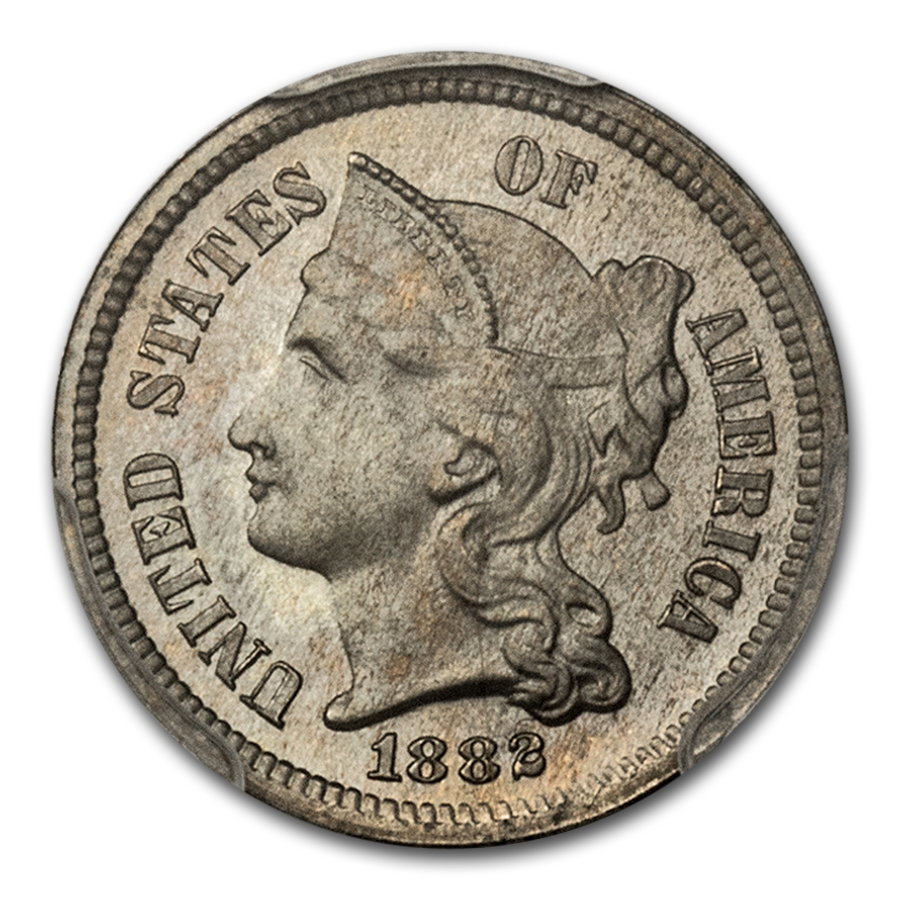 Buy 1882 Three Cent Nickel PR-66 PCGS