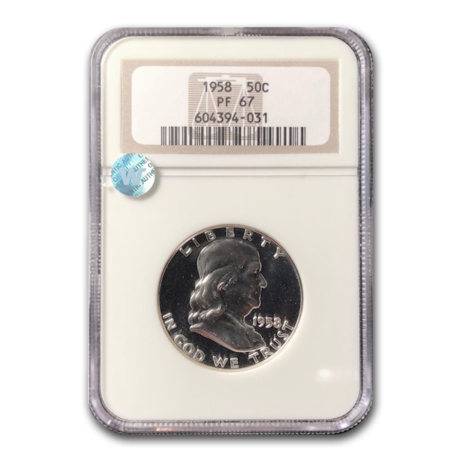 Buy 1958 Franklin Half Dollar PF-67 NGC