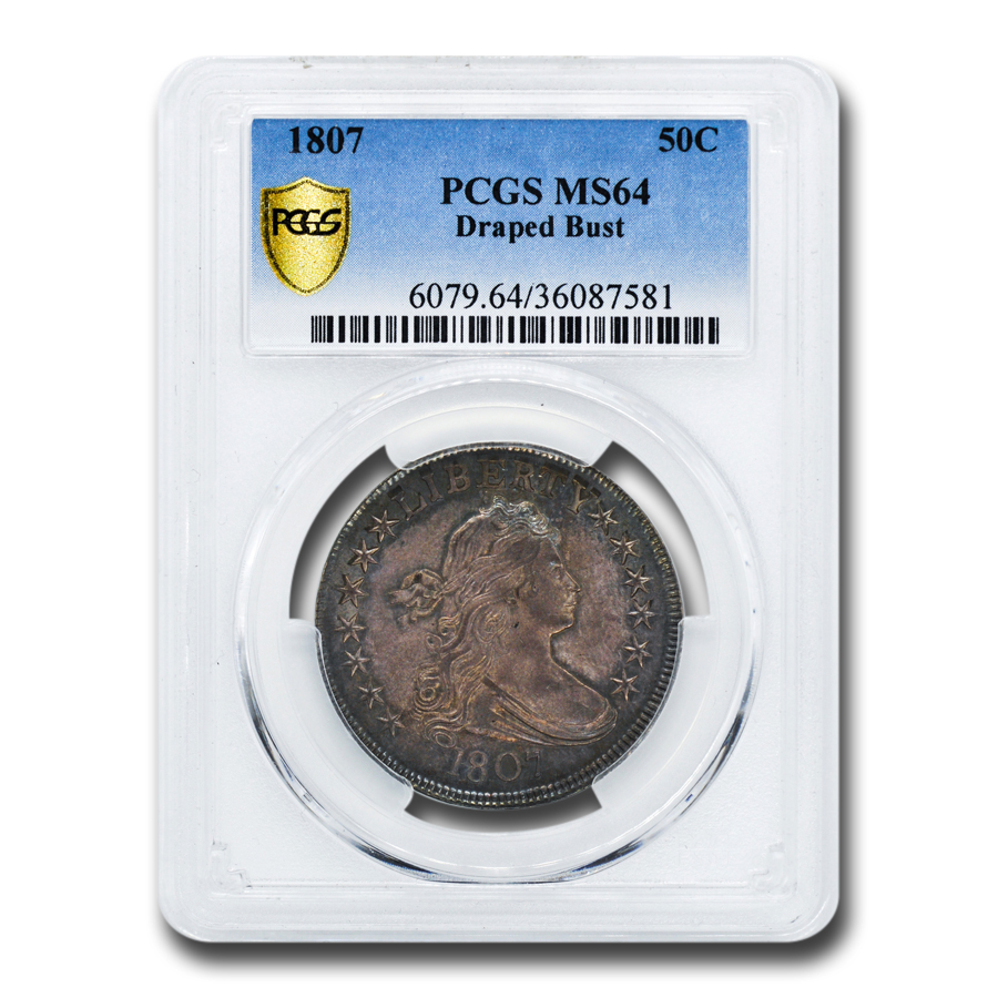 Buy 1807 Bust Half Dollar MS-64 PCGS