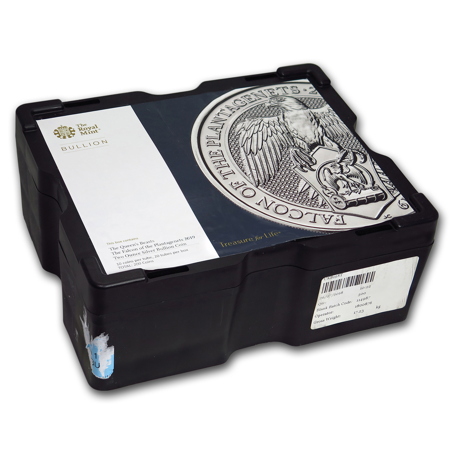 Buy 15-Coin 10 oz Silver Falcon Monster Box (Empty, Black) - Click Image to Close