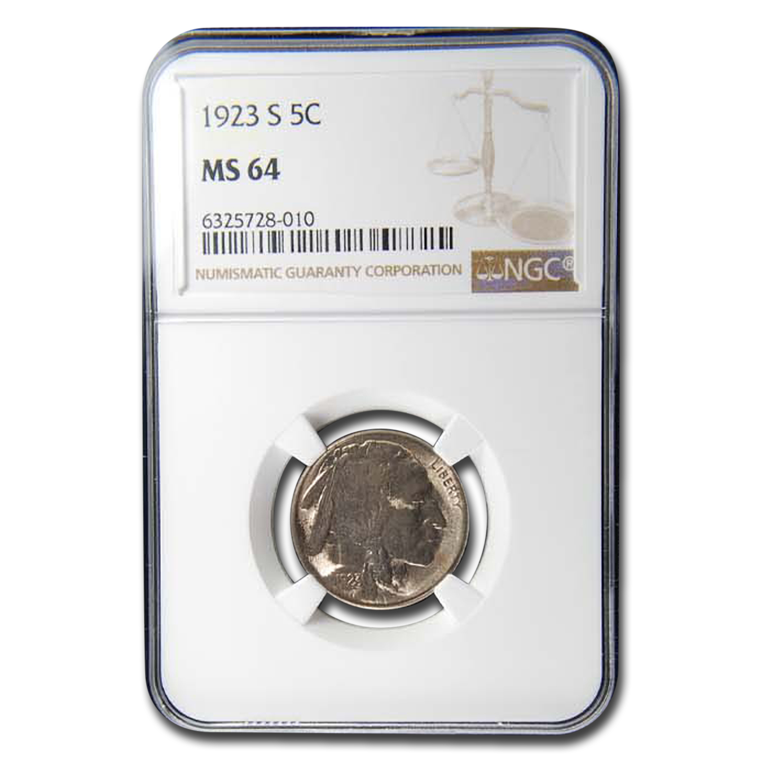 Buy 1923-S Buffalo Nickel MS-64 NGC