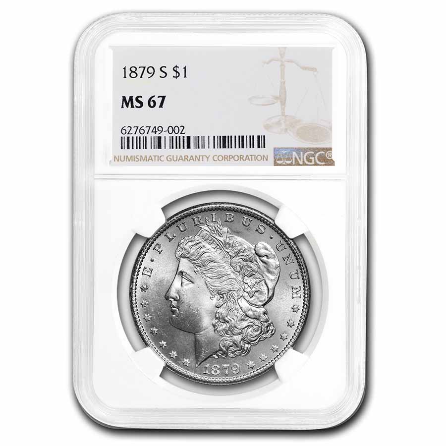 Buy 1879-S Morgan Dollar MS-67 NGC Certified Coins