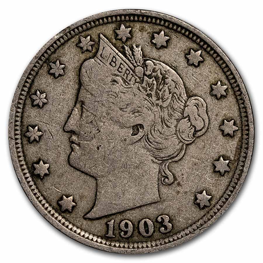 Buy 1903 Liberty Head V Nickel VF