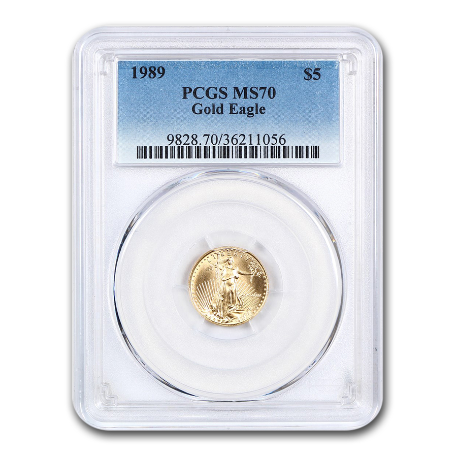 Buy 1989 1/10 oz American Gold Eagle MS-70 PCGS