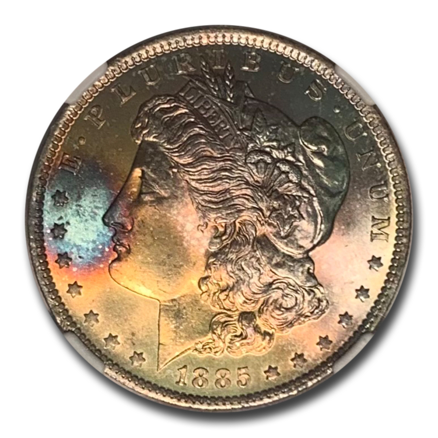 Buy 1885-O Morgan Dollar MS-65 NGC (Beautifully Toned)