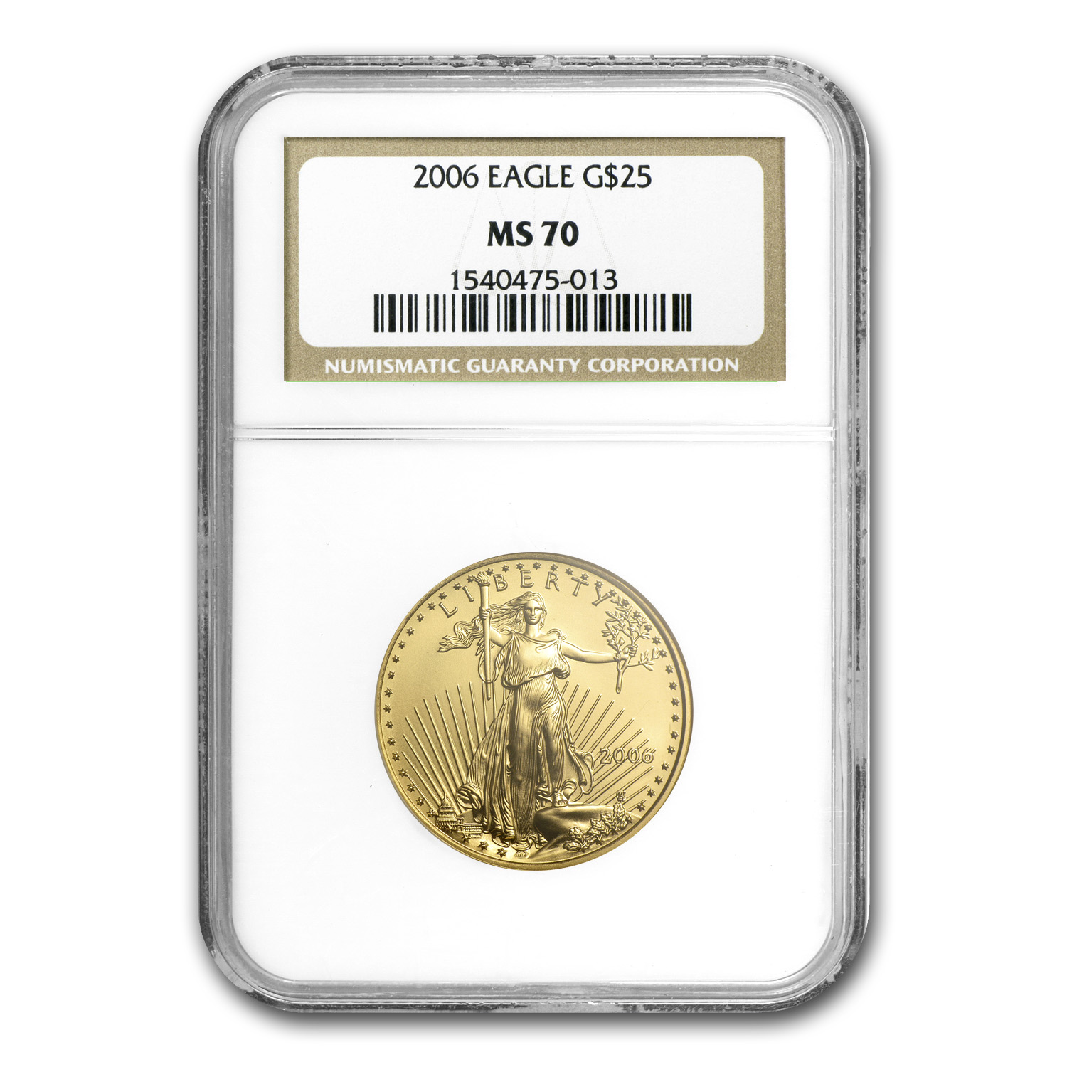 Buy 2006 1/2 oz American Gold Eagle MS-70 NGC