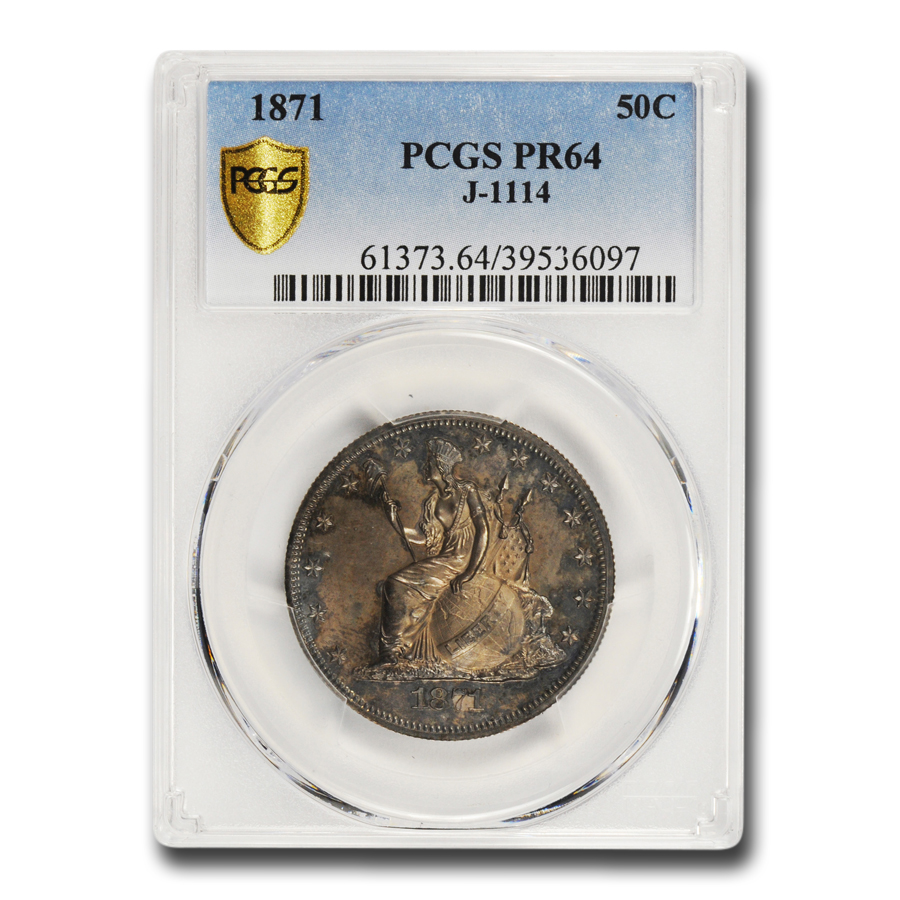 Buy 1871 Liberty Seated Half Dollar Pattern PR-64 PCGS (J-1114)