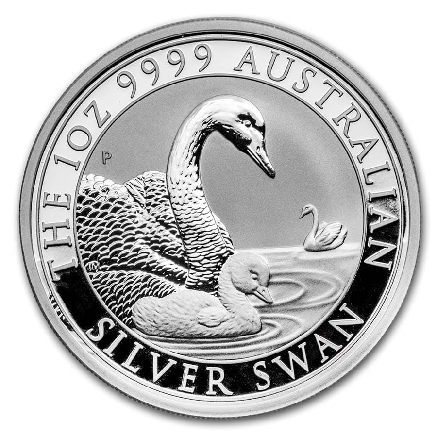 Buy 2019 Australia 1 oz Silver Swan BU - Click Image to Close