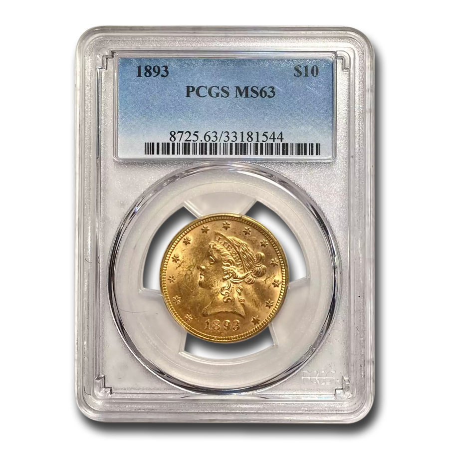Buy 1893 $10 Liberty Gold Eagle MS-63 PCGS