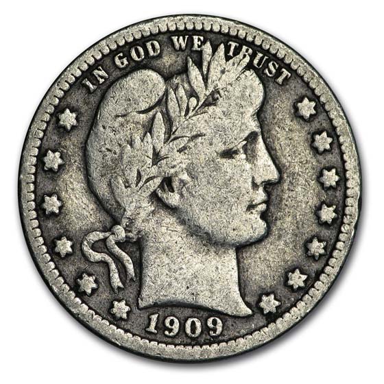 Buy 1909 Barber Quarter Fine