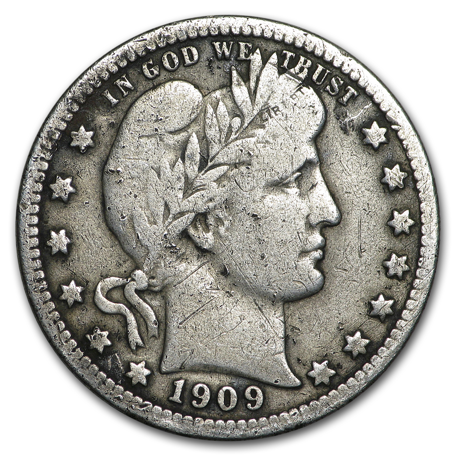 Buy 1909-O Barber Quarter Fine