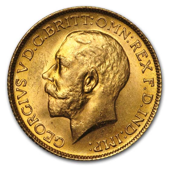 Buy 1925 Great Britain Gold Sovereign George V BU