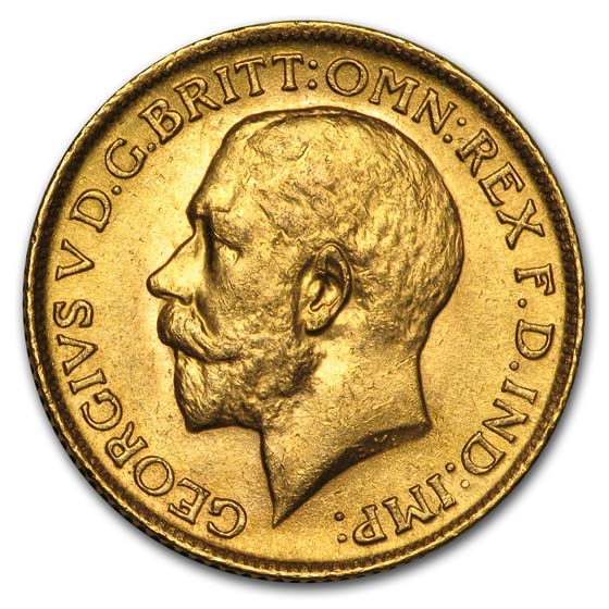 Buy 1912 Great Britain Gold Sovereign George V BU