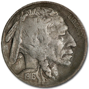 Buy 1916-S Buffalo Nickel VF