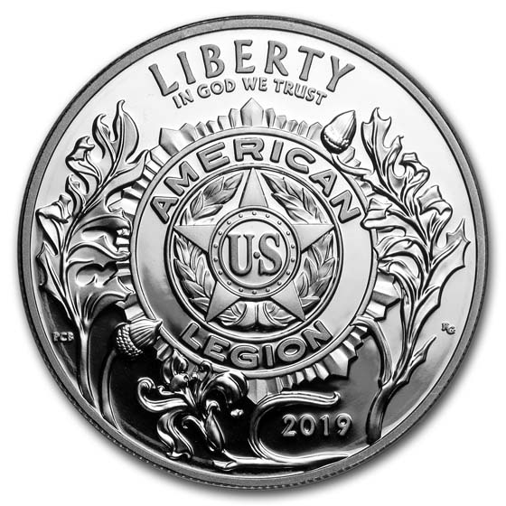 Buy 2019-P American Legion $1 Silver Proof (Box & COA)
