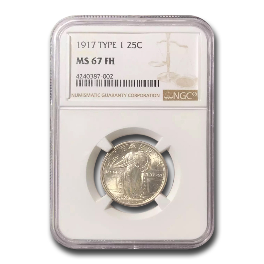 Buy 1917 Standing Liberty Quarter Type-I MS-67 NGC (FH)