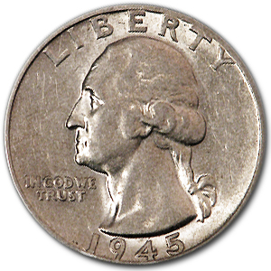 Buy 1945 Washington Quarter AU