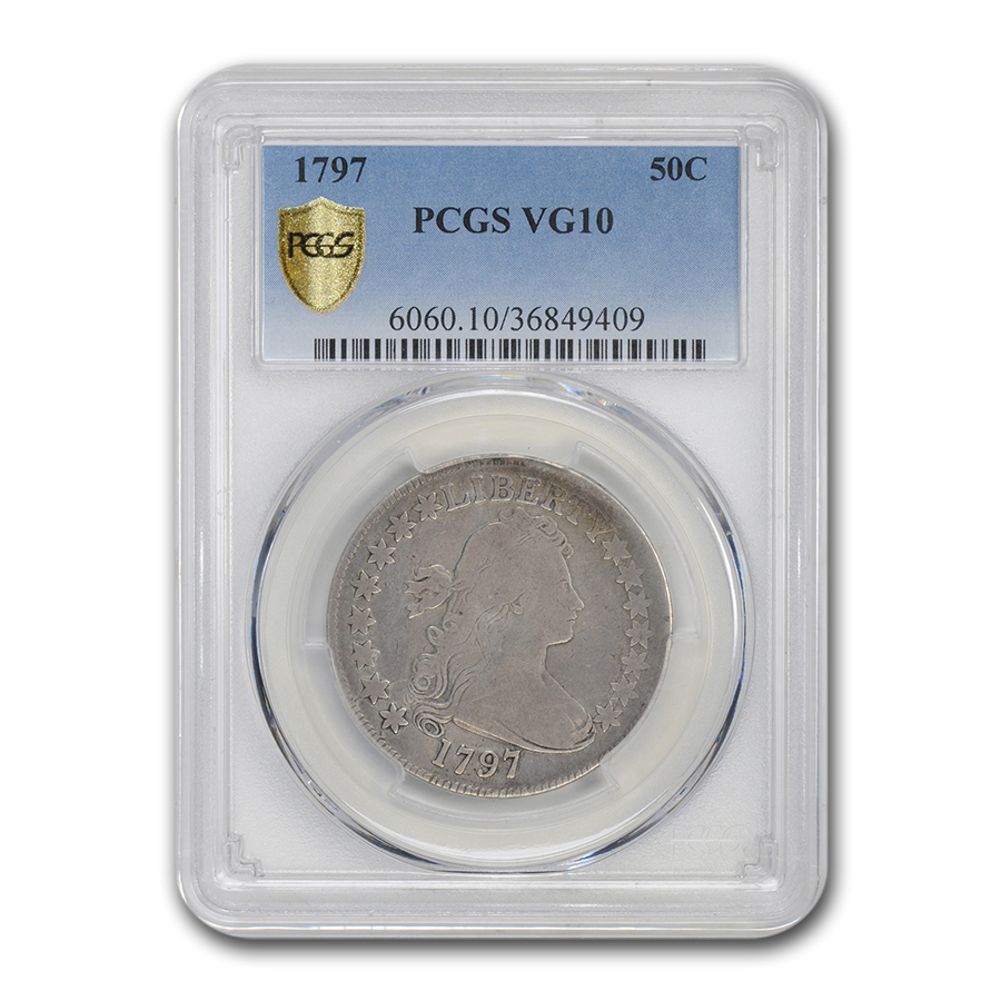 Buy 1797 Bust Half Dollar VG-10 PCGS - Click Image to Close