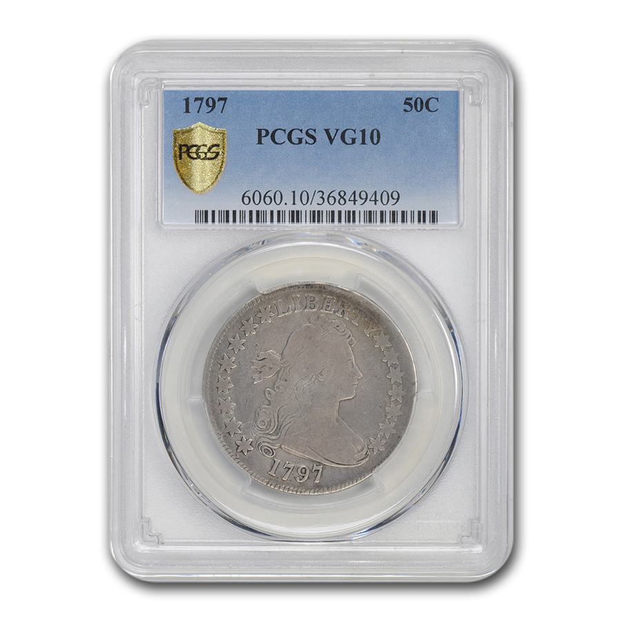 Buy 1797 Bust Half Dollar VG-10 PCGS