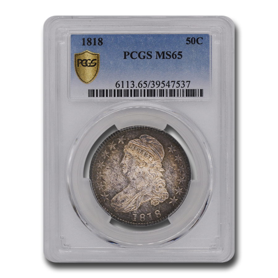 Buy 1818 Bust Half Dollar MS-65 PCGS