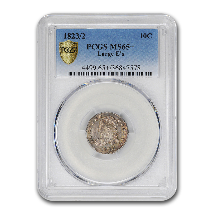 Buy 1823/2 Capped Bust Dime MS-65+ PCGS (Large E's)